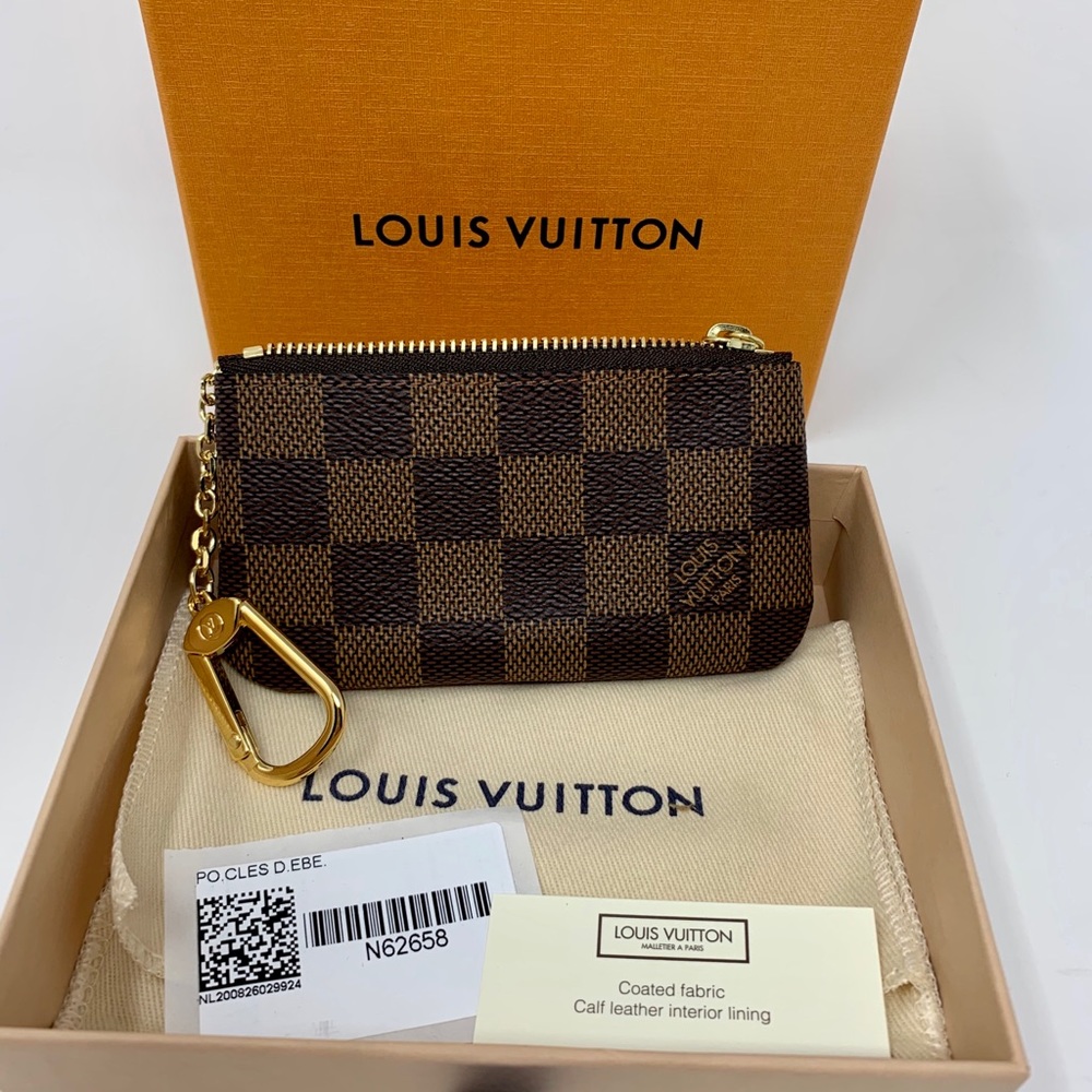 Louis Vuitton Damier Ebene Key Pouch - Picture 9 of 10